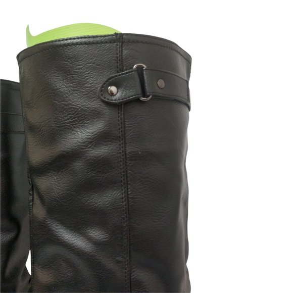 Time and Tru Leather Slouch Tall Boots Size 10 - Picture 10 of 14